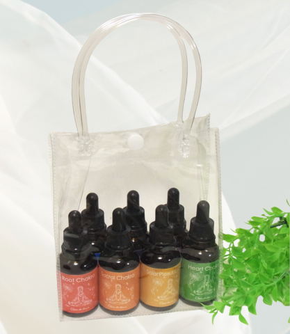 チャクラエッセンスキット　クリアバッグ入り